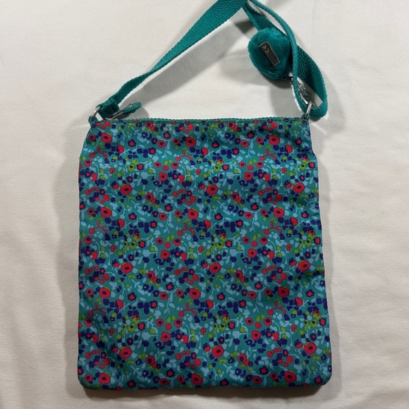 Kipling Teal Floral Crossbody Bag - Picture 3 of 9